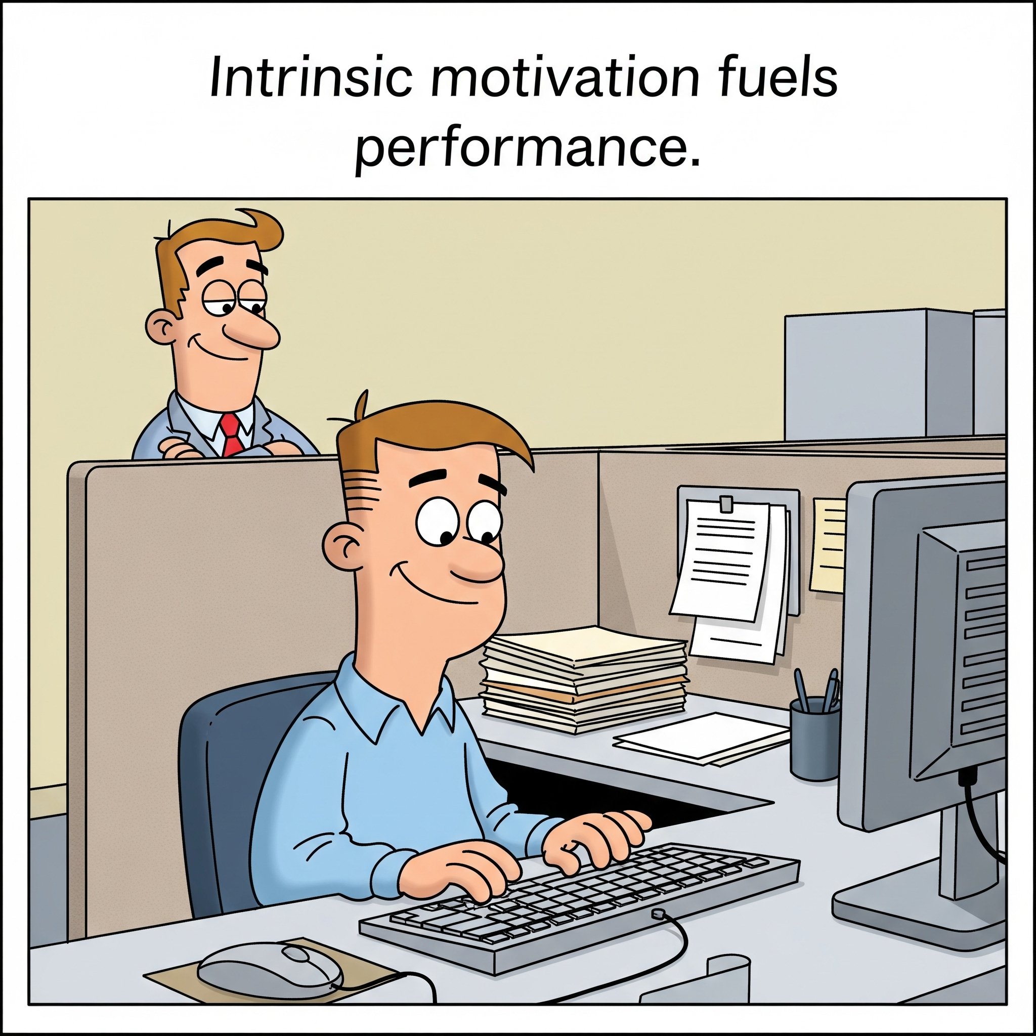 Intrinsic motivation fuels performance.